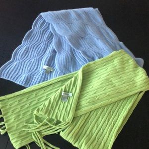 2 Geneva Cashmere scarfs